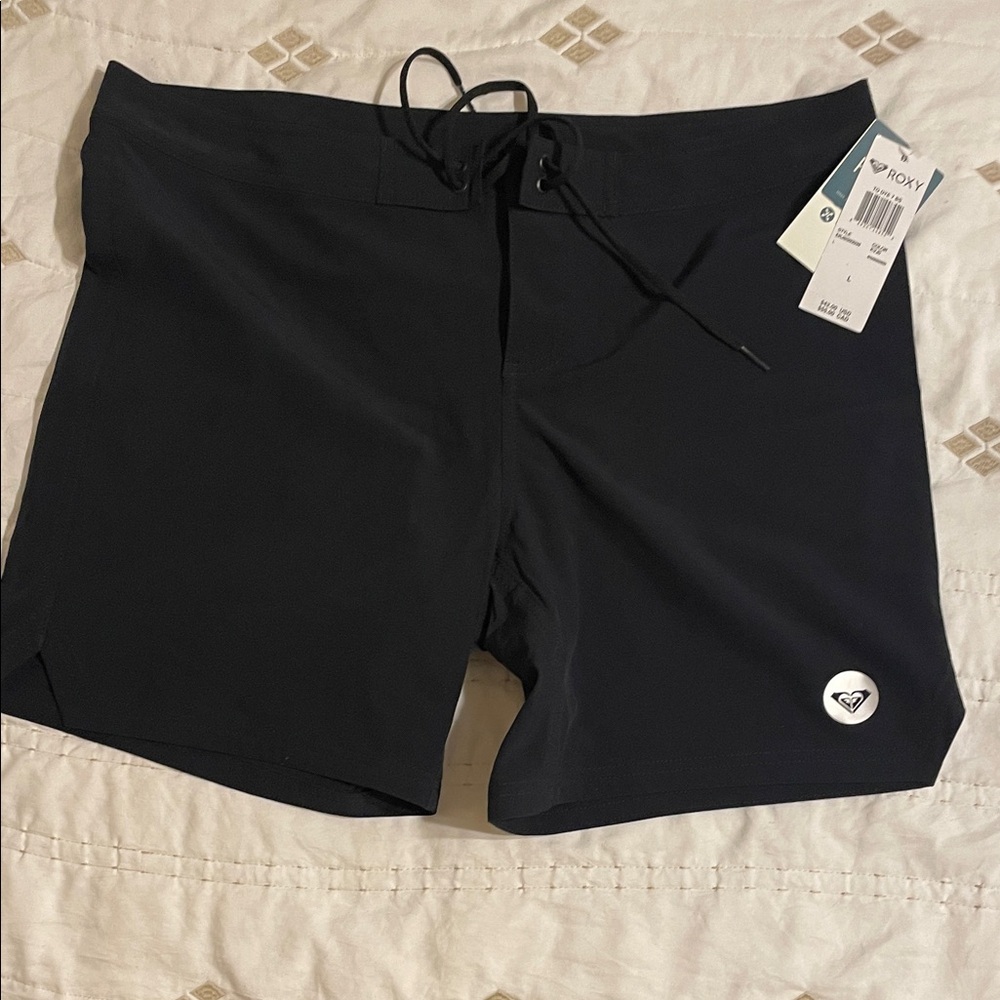 Roxy Women's Black Swim Shorts - Classic Boardshorts